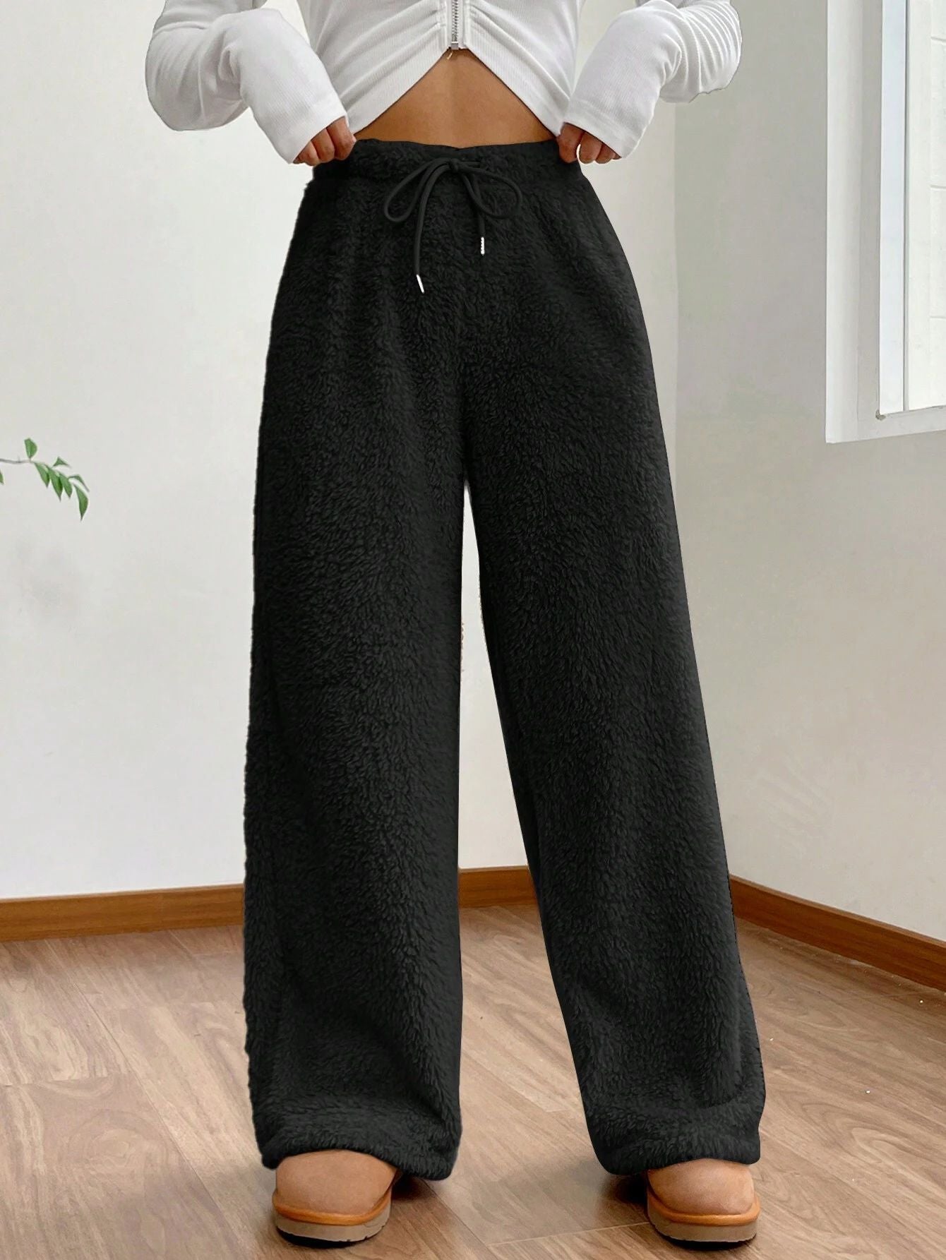 Entspannende Zuhause-Hose mit Kordelzug für Damen | Kaye