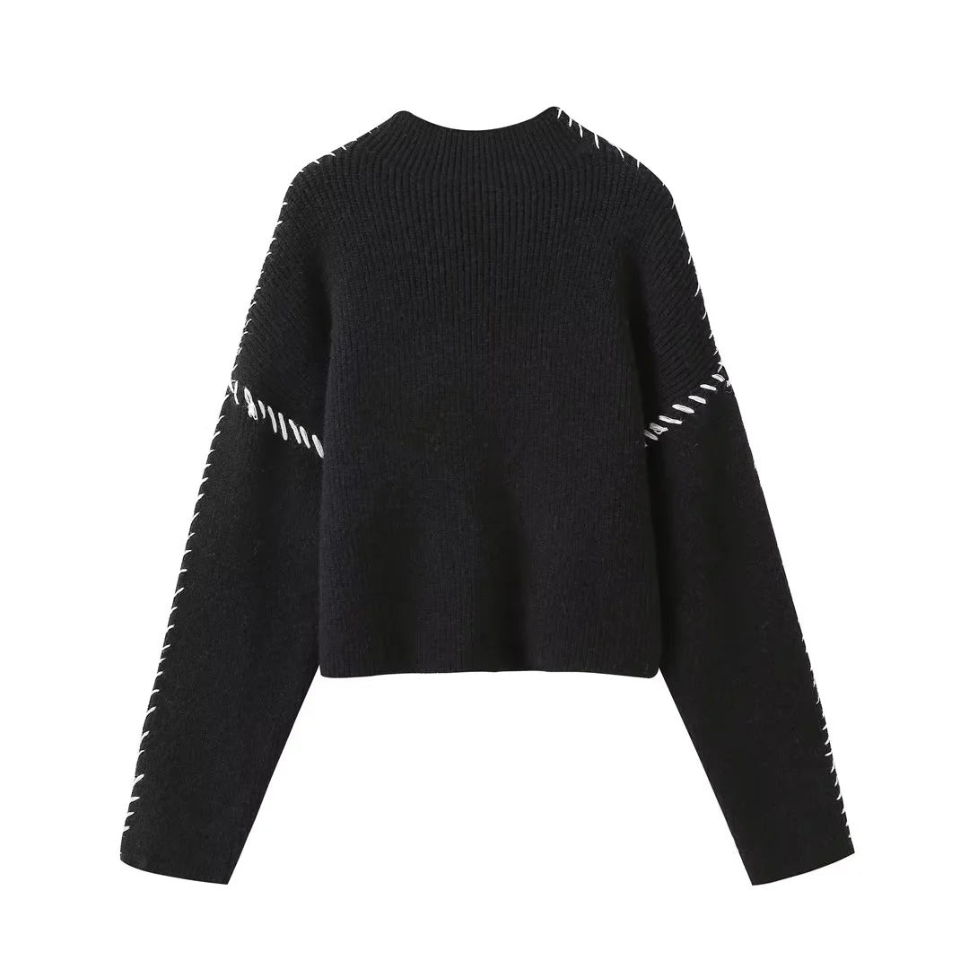 Stylisch Gestrickter Oversized Pullover | Marlene