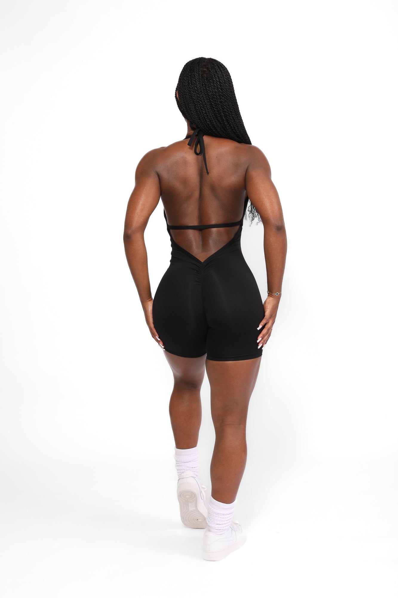 Sportlicher Neckholder-Jumpsuit für Damen