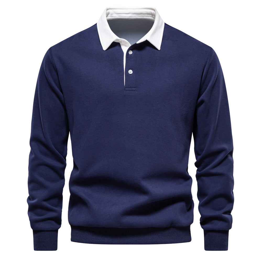 Eleganter Polo-Pullover langärmelig für Herren | Albert