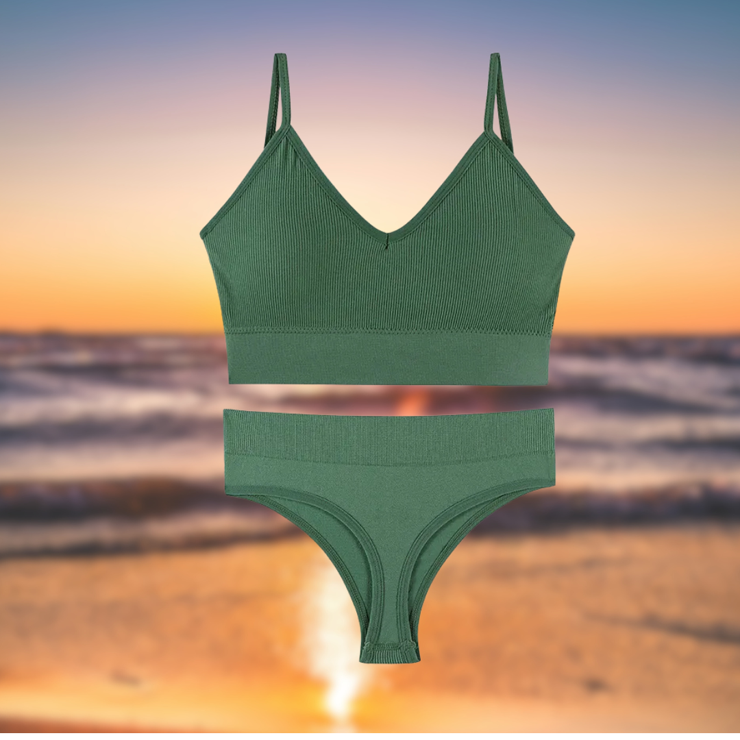 Vielseitiges Nahtloses BH-Set für Damen – Perfekt für Strand, Sport und den Alltag