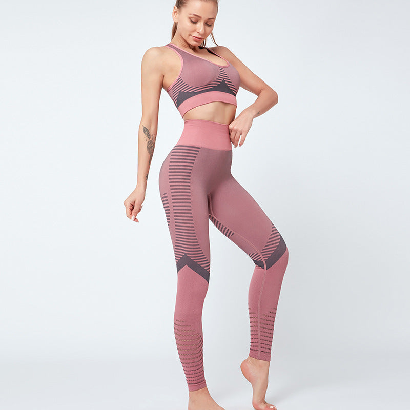 Zweiteiliges Yoga-Set mit Hochtaillierten Leggings – Flexibel und Atmungsaktiv | Everly