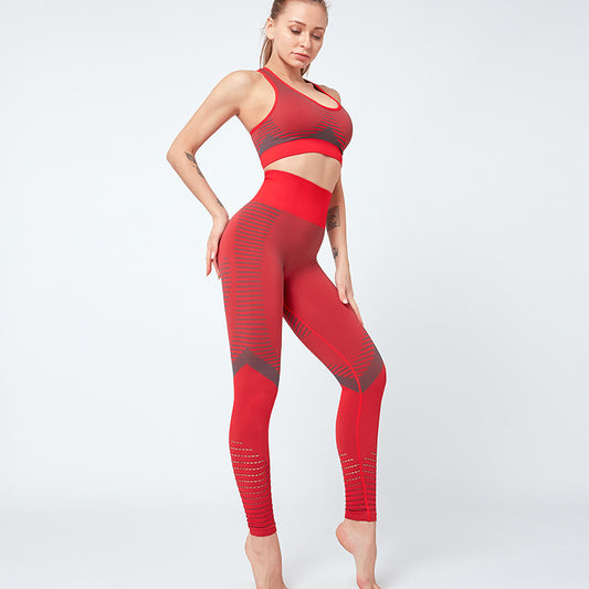 Zweiteiliges Yoga-Set mit Hochtaillierten Leggings – Flexibel und Atmungsaktiv | Everly