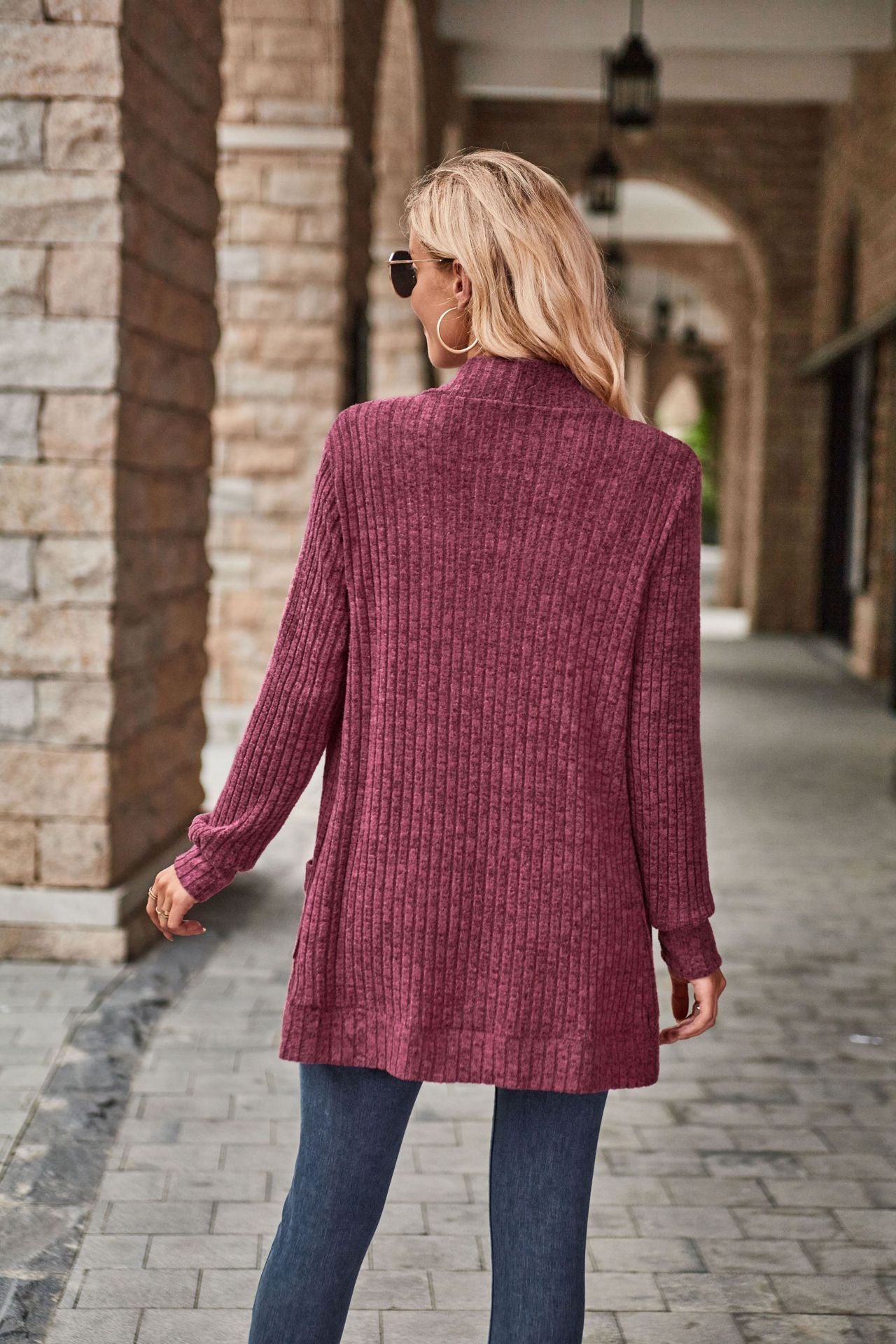 Leichte Lange Strickjacke | Camille