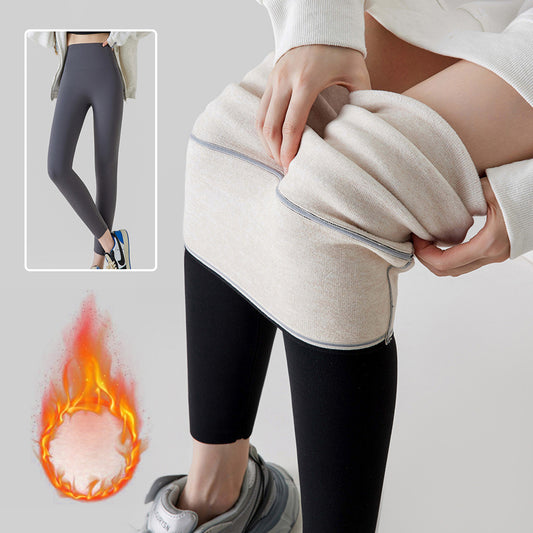 Ultrabequeme Damen-Leggings mit Fleecefutter im Kaschmir-Stil | Raiza