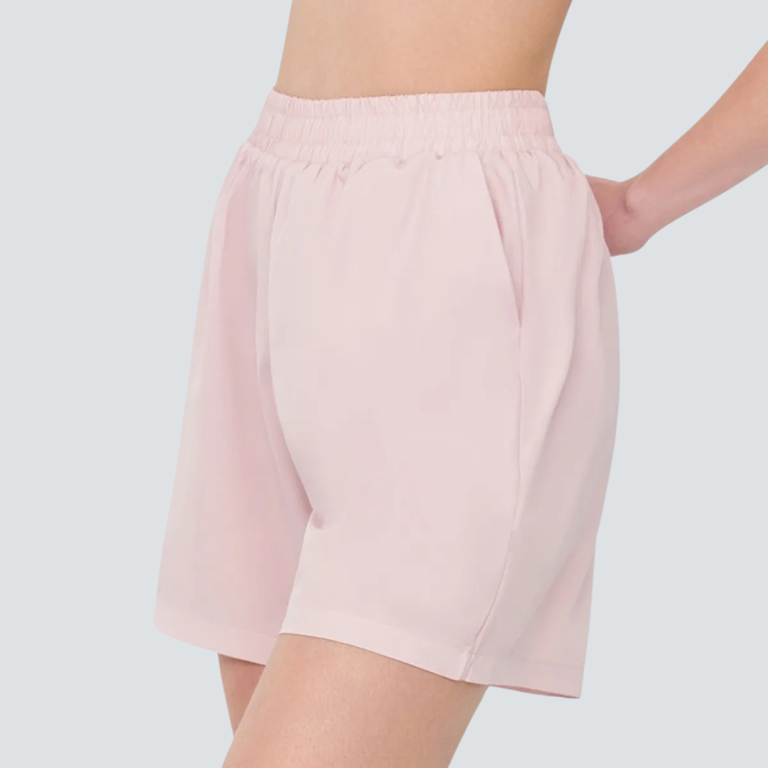 Bequeme Damen-Yoga-Shorts mit integriertem Sonnenschutz und Zweiteiler-Design