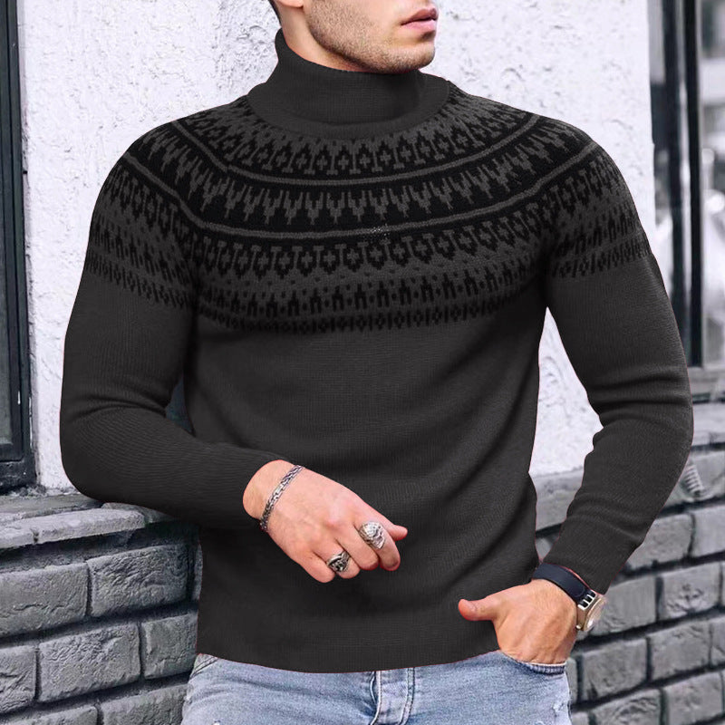 Gemütlicher Vintage-V-Ausschnitt-Pullover für Herren | Elon