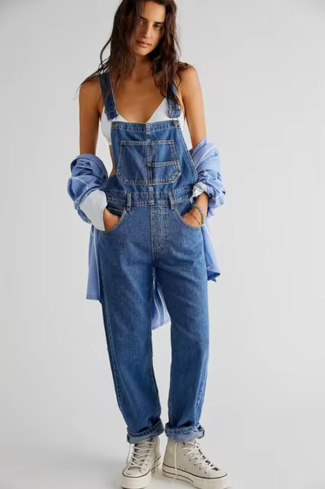 Lässiger Jeans-Overall für Damen – Bequem & Stylisch