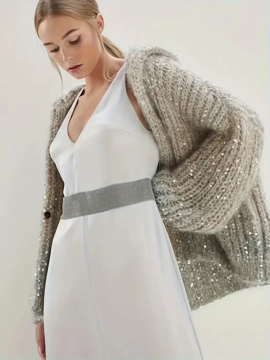 Stilvolle Cardigan mit offenem lockeren Design für Damen