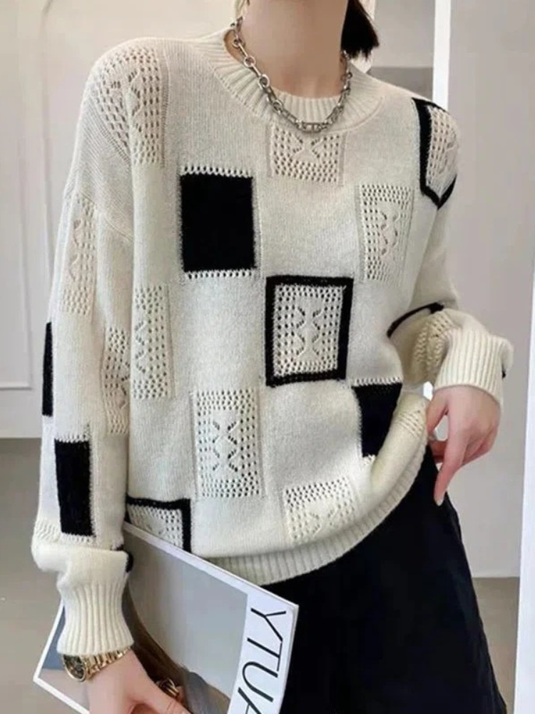 Stilvoller Strickpullover für Damen