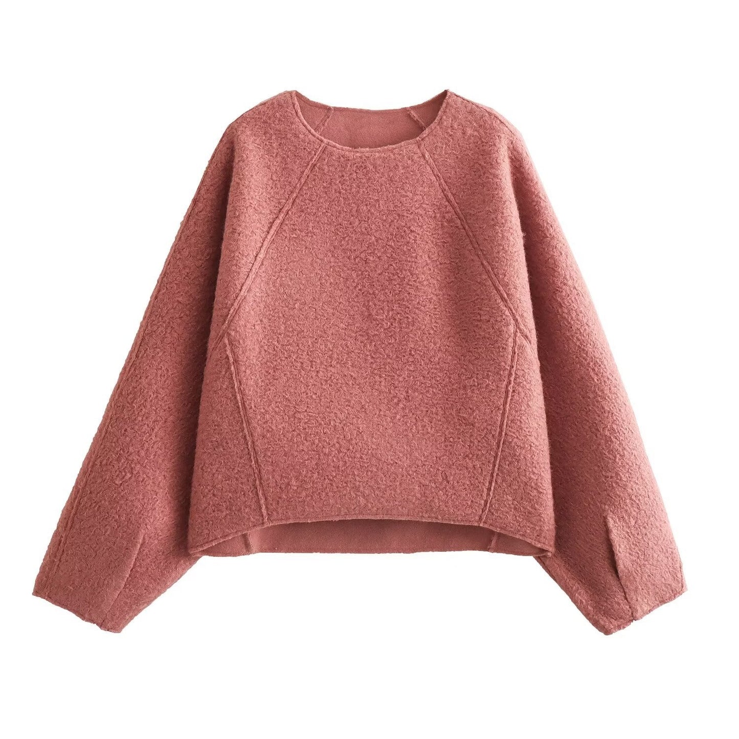 Schicker Großer Rundhals-Pullover für Frauen | Adelle