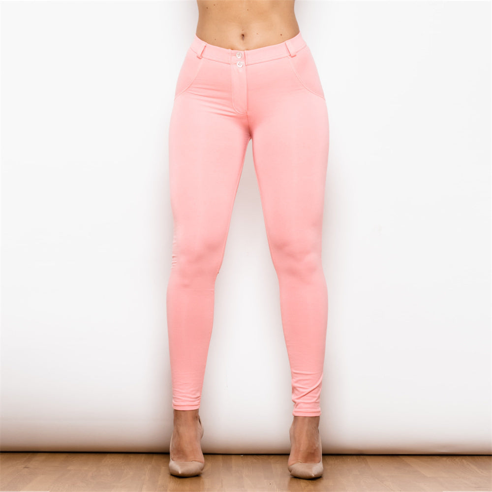 Weiche & Dehnbare Pinke Leggings für Damen | Remi