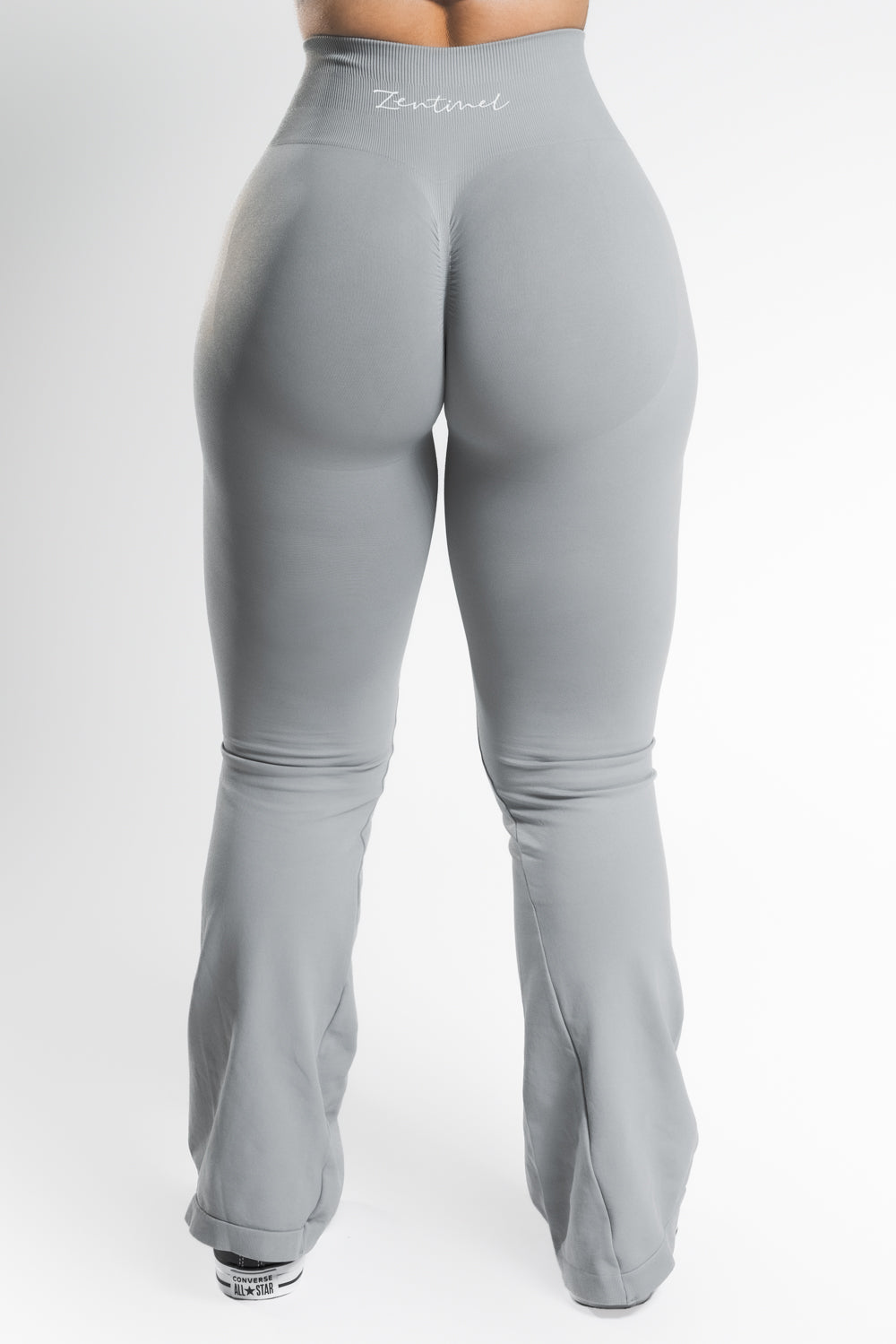 Elegante nahtlose Leggings mit ausgestelltem Design für Damen