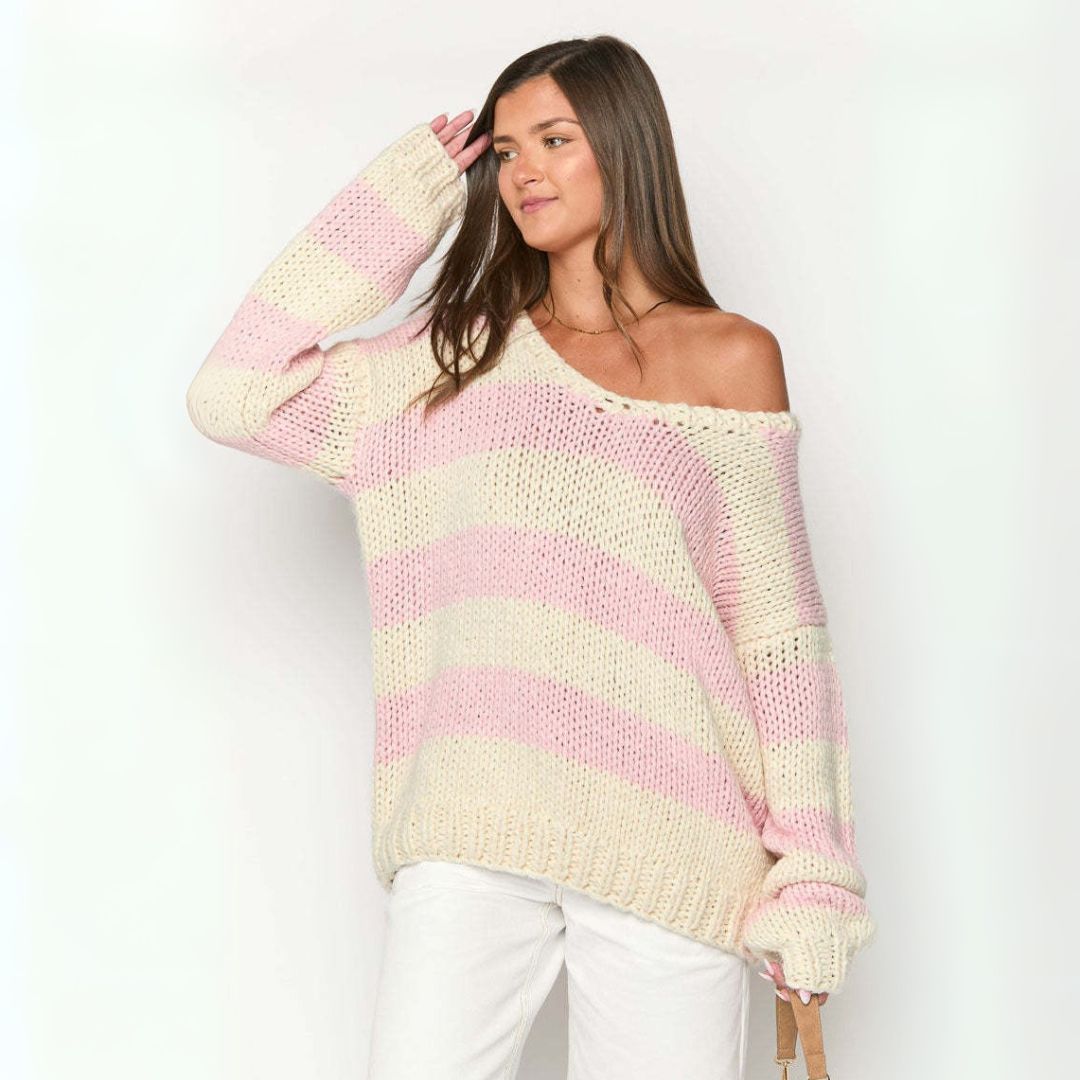 Entspannter Strickpullover mit lockerem Schnitt | Camila