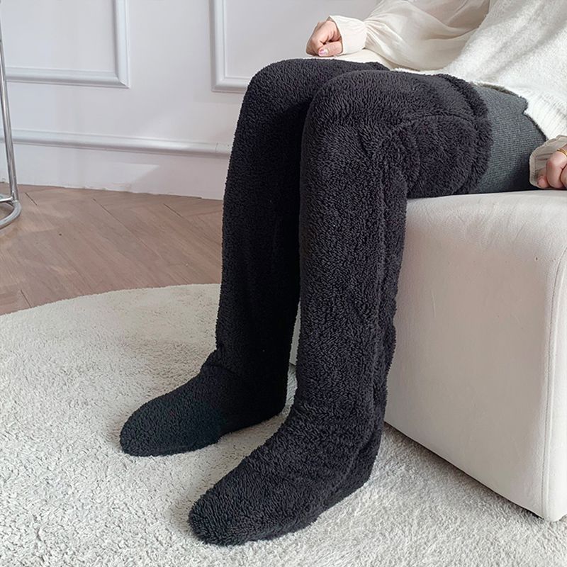 Flauschige Über-Knie-Socken für den Winter | Arya