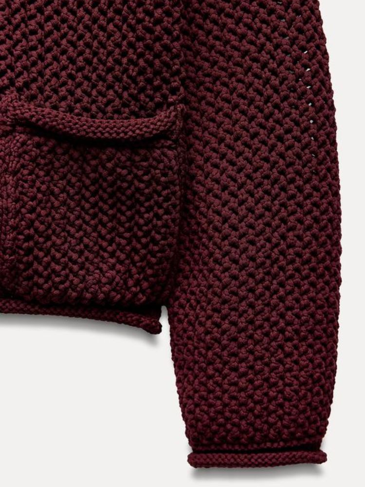 Stylische kurzes Top Strickjacke für Damen