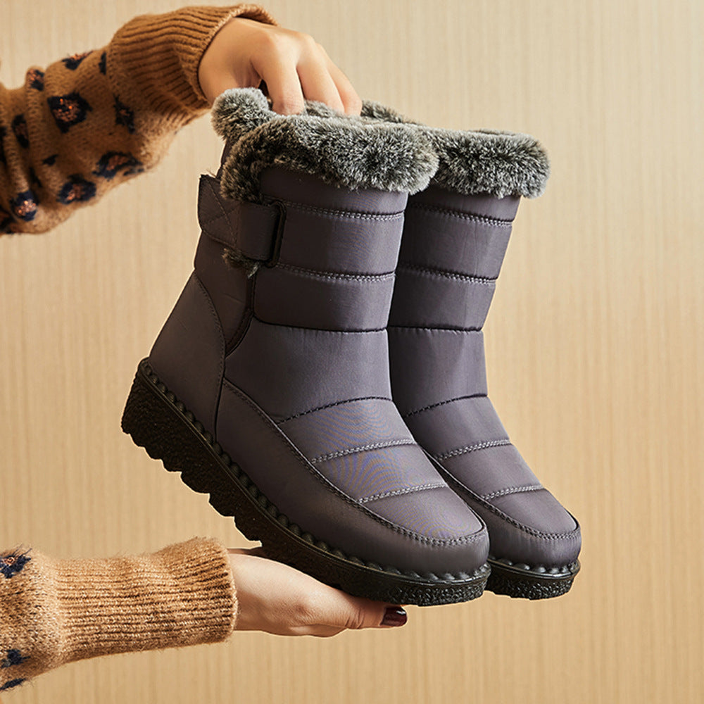 Winddichte Flache Winterstiefel für Damen | Andreea