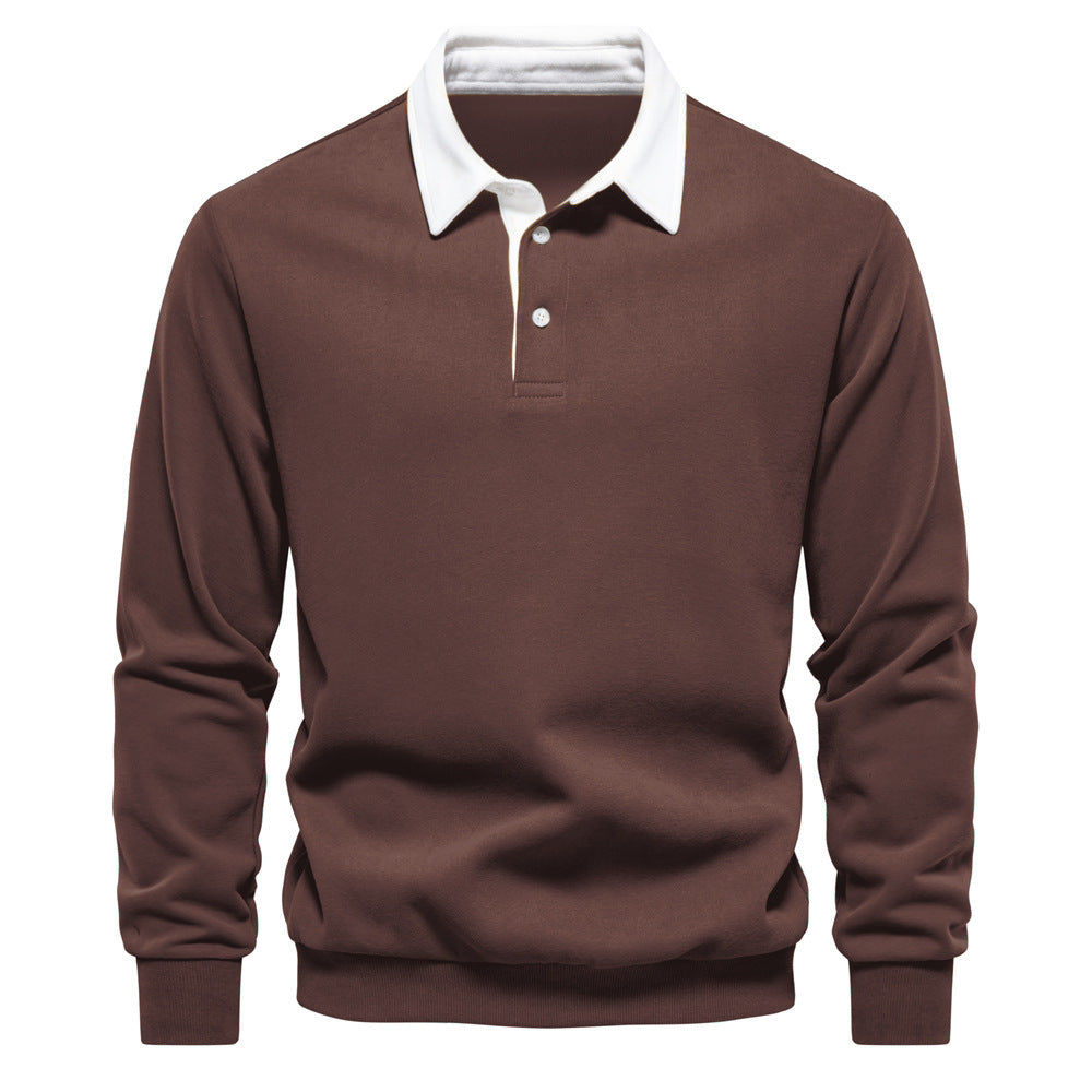 Eleganter Polo-Pullover langärmelig für Herren | Albert