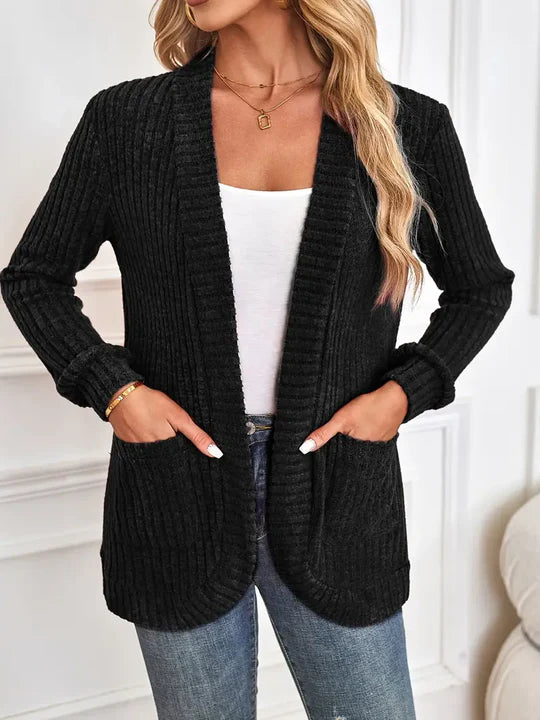 Lässiger Offener Lange Cardigan für Damen