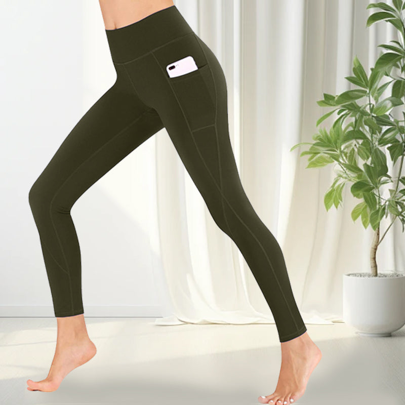 Stilvolle hochgeschnittene Yoga-Leggings für Damen