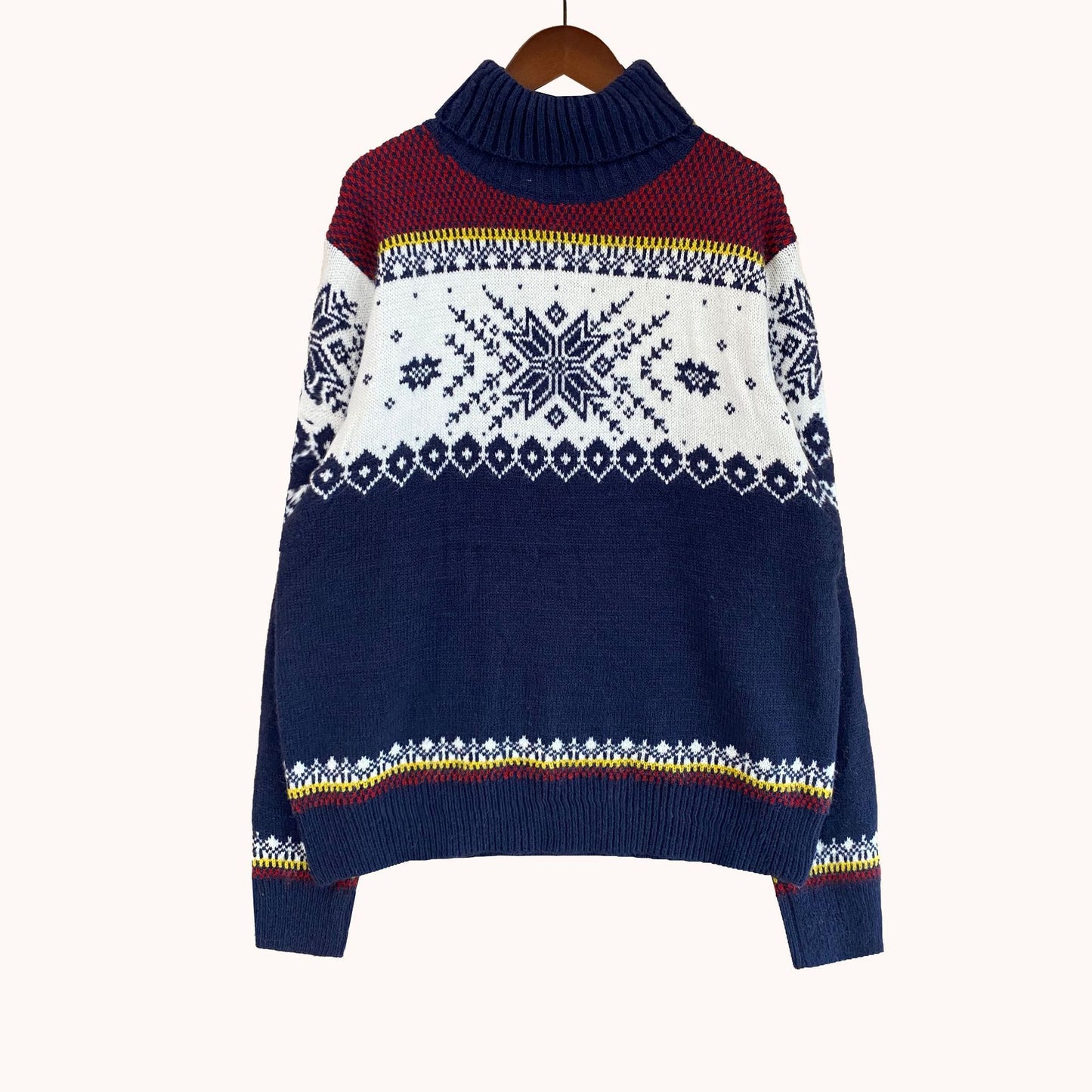 Matching Weihnachts-Hochkragen-Pullover | Carol