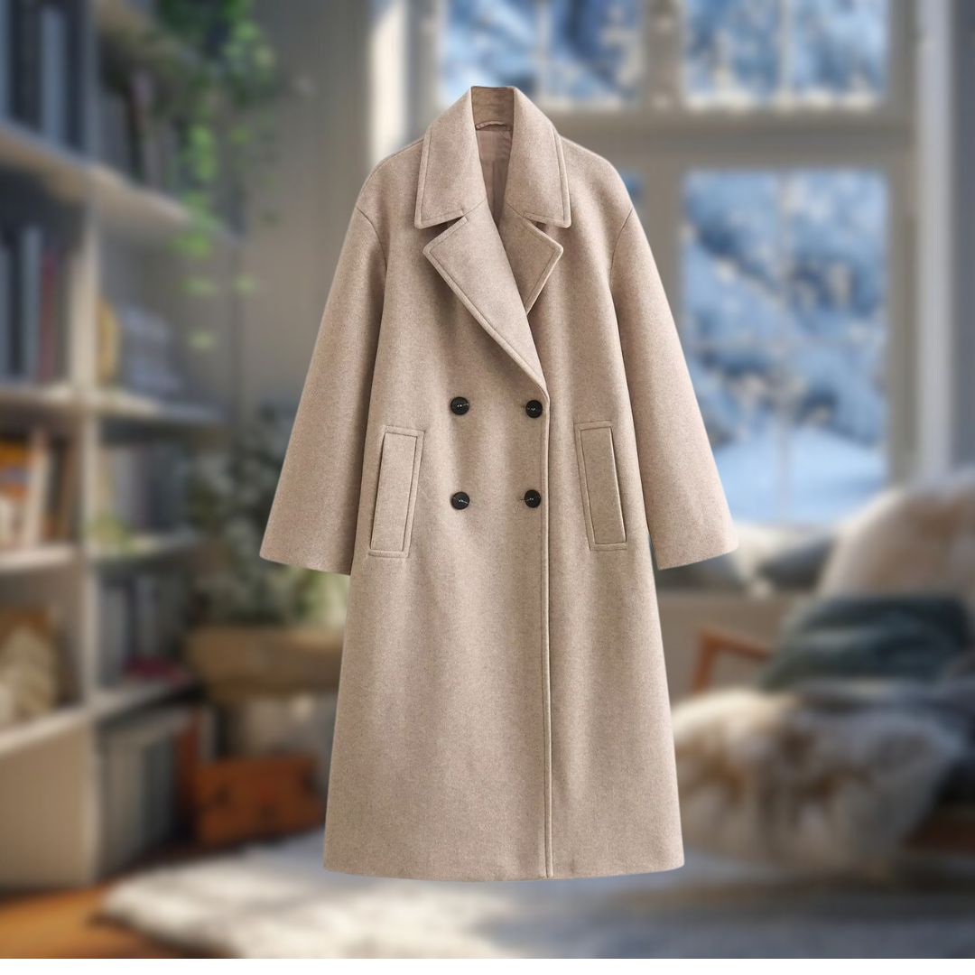 Gemütlicher langer Trenchcoat für Damen | Amarah