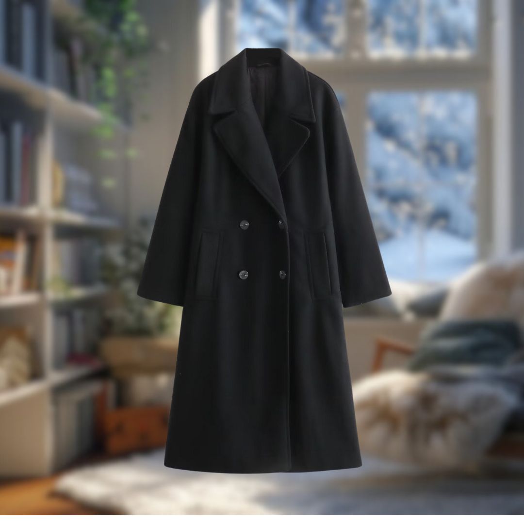 Gemütlicher langer Trenchcoat für Damen | Amarah