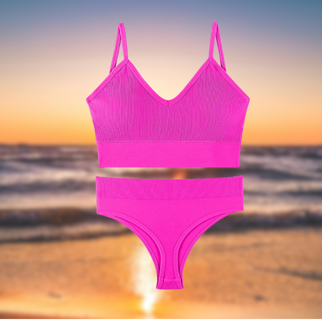 Vielseitiges Nahtloses BH-Set für Damen – Perfekt für Strand, Sport und den Alltag