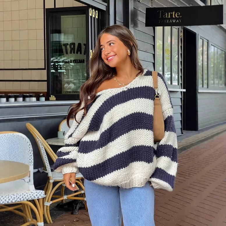 Entspannter Strickpullover mit lockerem Schnitt | Camila