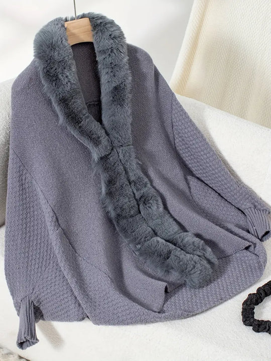 Eleganter Cardigan mit weichem Kragen für Damen