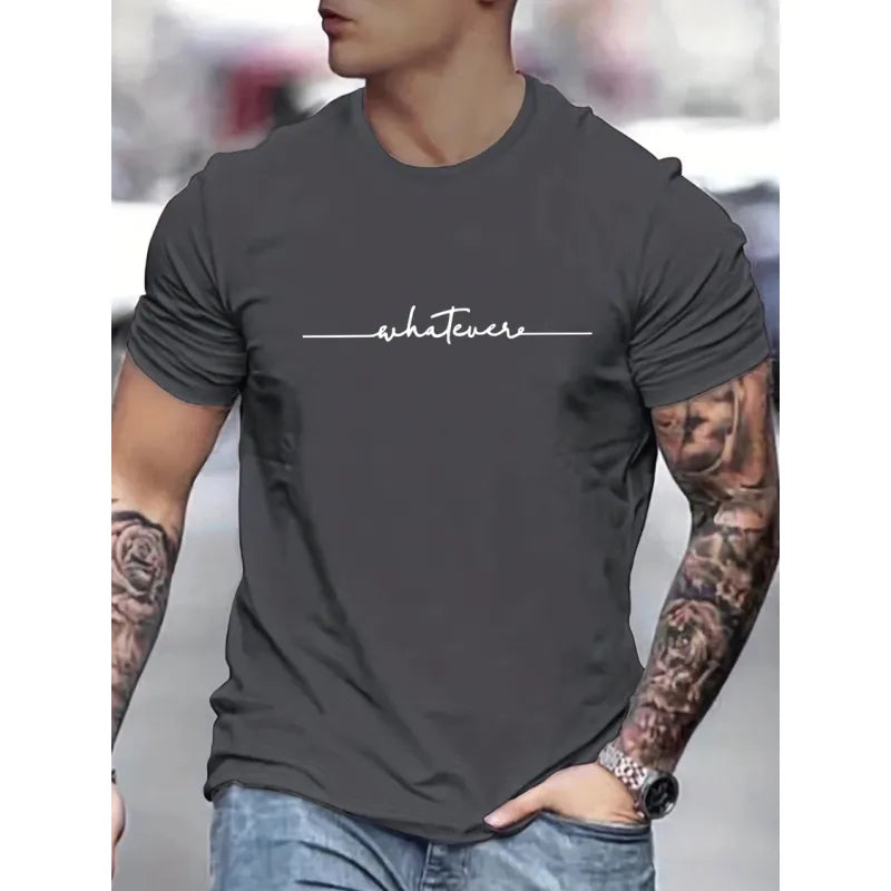 Lässiges Herren T-Shirt – Bequem mit Rundhalsausschnitt