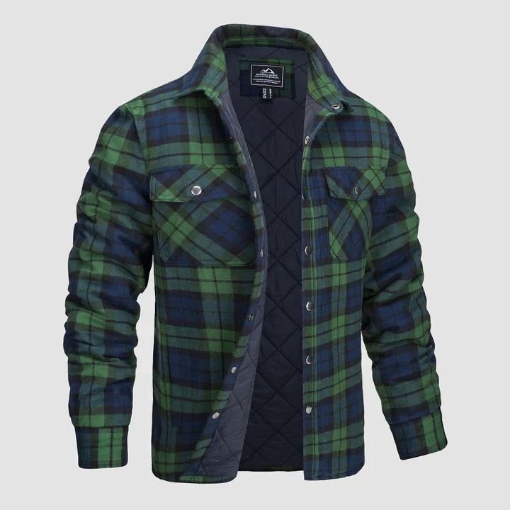 Klassische Flanell Jacke