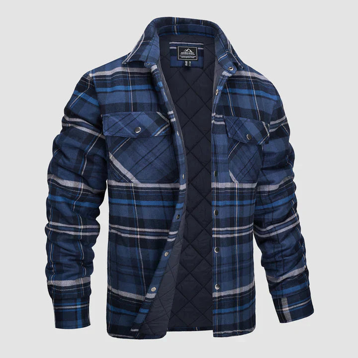 Klassische Flanell Jacke