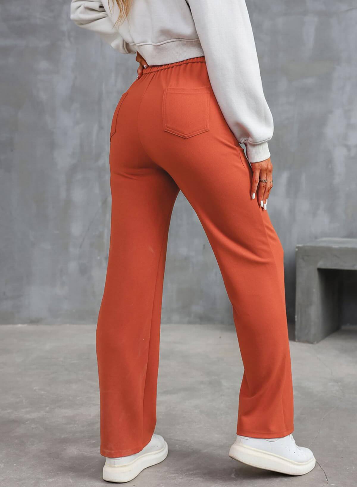 Elegante Hose mit hoher Taille für Damen