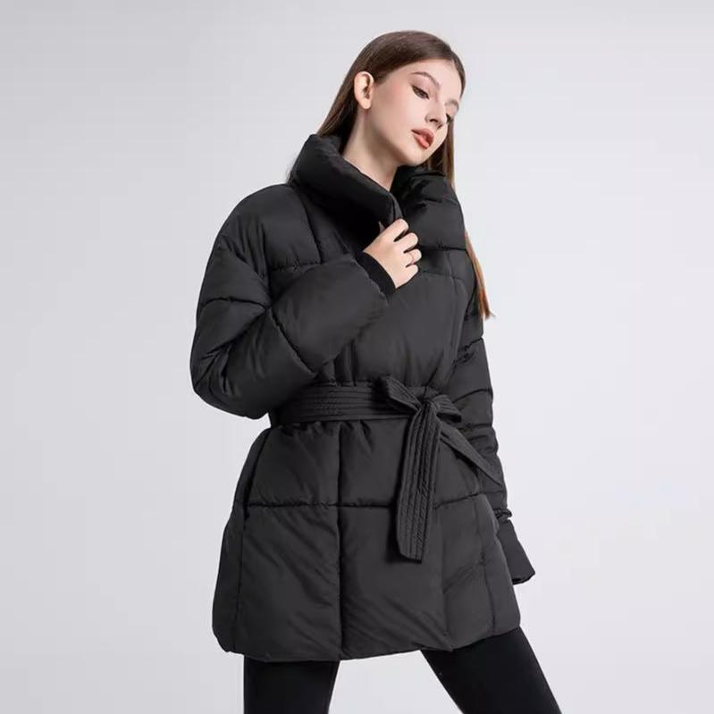 Chic Pailletten Jacke mit Gürtel für Damen