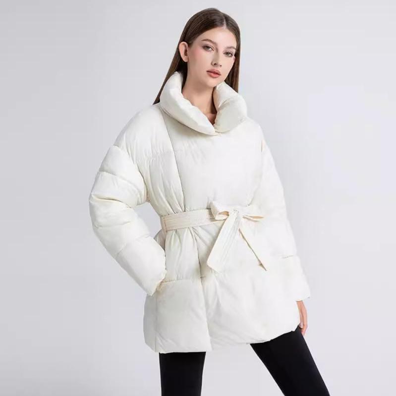 Chic Pailletten Jacke mit Gürtel für Damen