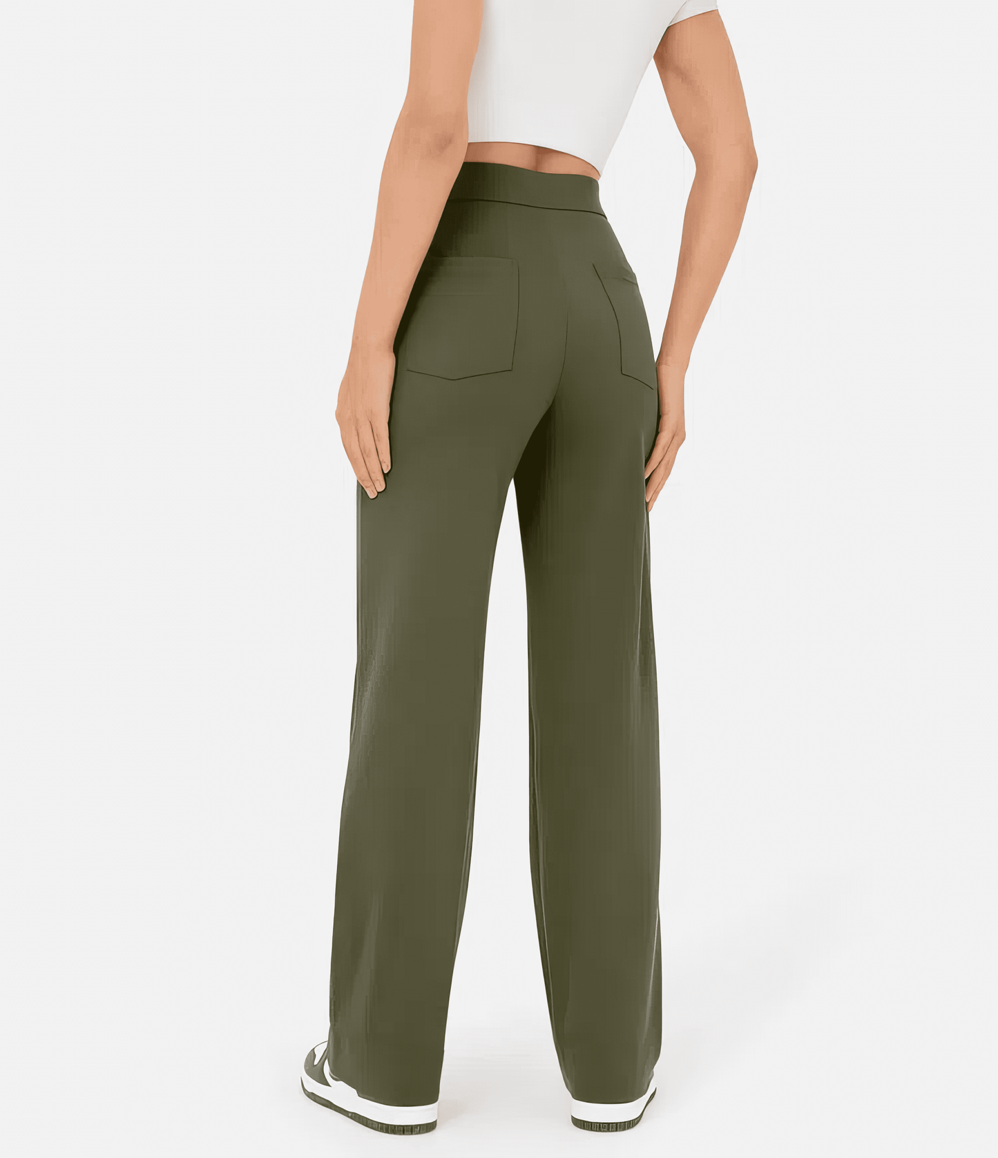 Elegante Hose mit hoher Taille für Damen