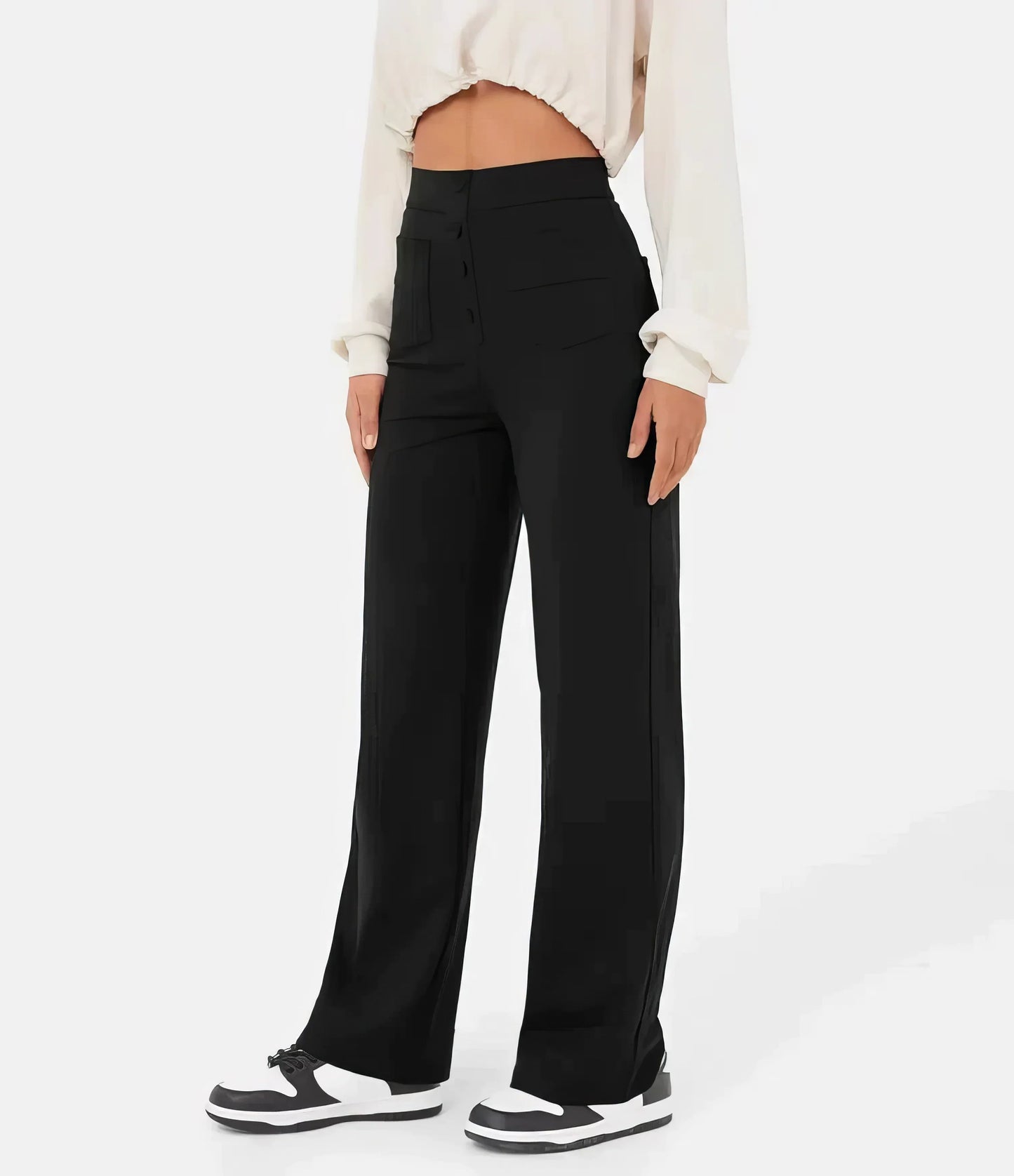 Elegante Hose mit hoher Taille für Damen