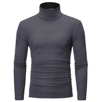 Warm anhaltenedes Thermoshirt mit hohen Kragen