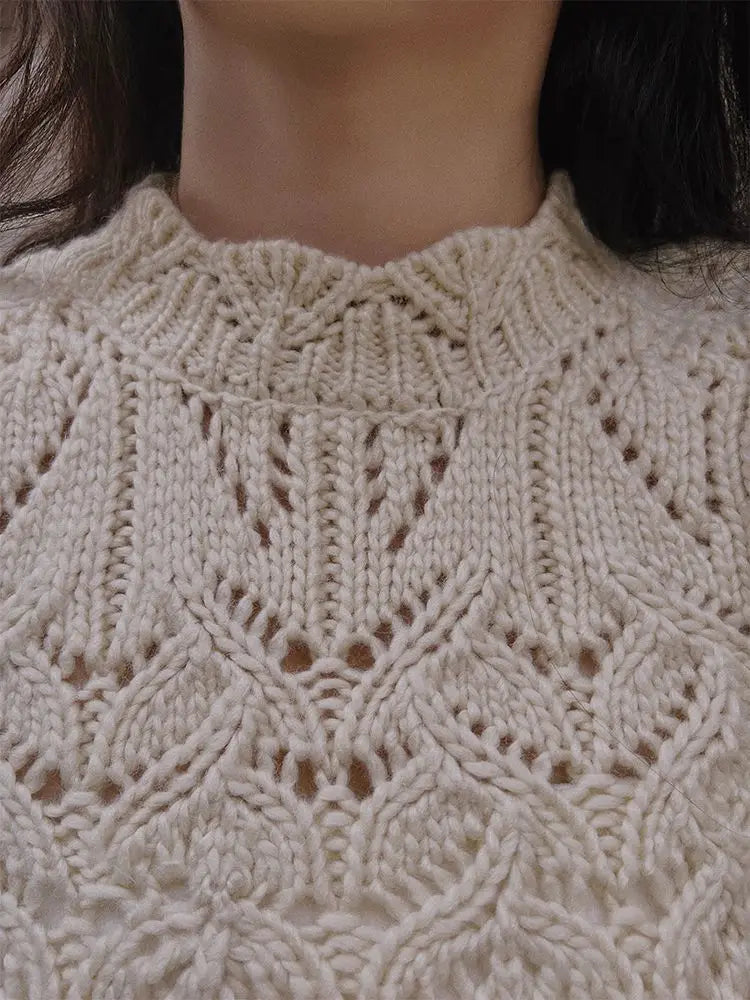 Klassischer Strickpullover für Alltag und Freizeit für Damen