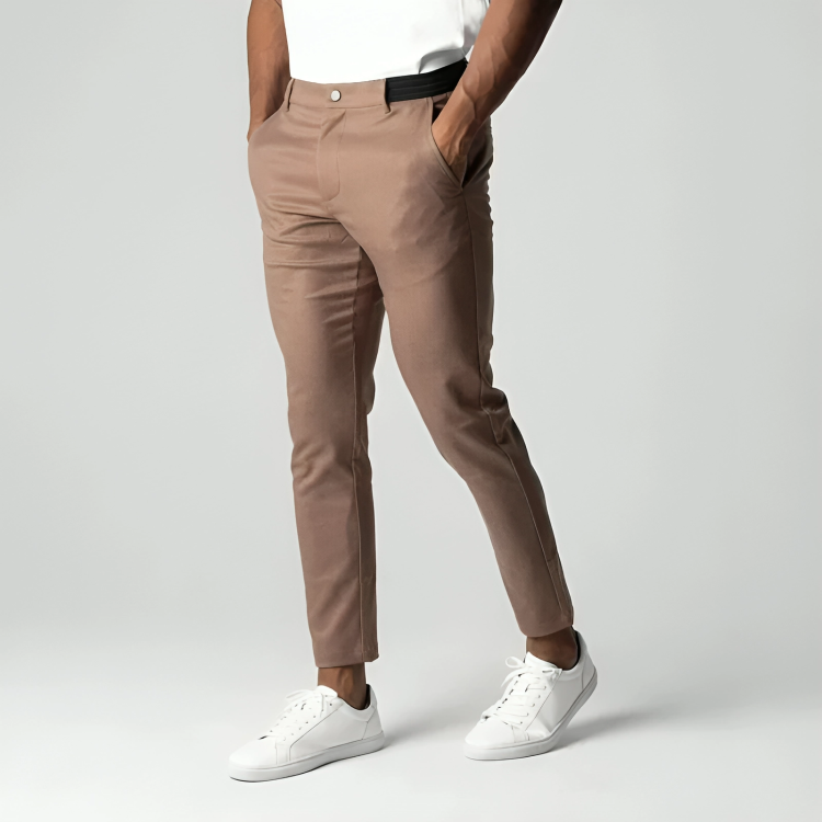 Slim-Fit-Stretch Chinohose für Herren