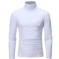 Warm anhaltenedes Thermoshirt mit hohen Kragen