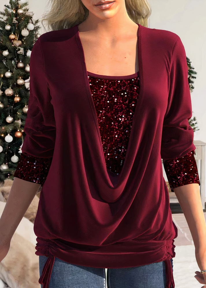 Elegante Bluse mit Glitzer für Damen – Stilvolle Auftritte mit Glamour