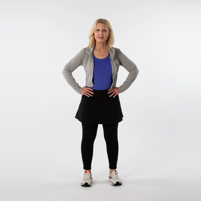 Atmungsaktive Trainings Leggings mit Taschen für Damen