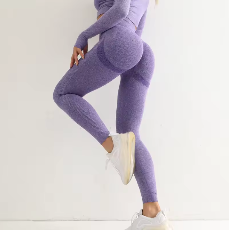 Flexible Leggings mit nahtlosem Design für Damen