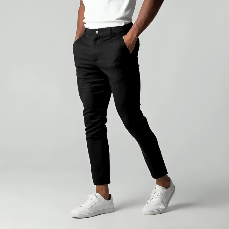 Slim-Fit-Stretch Chinohose für Herren