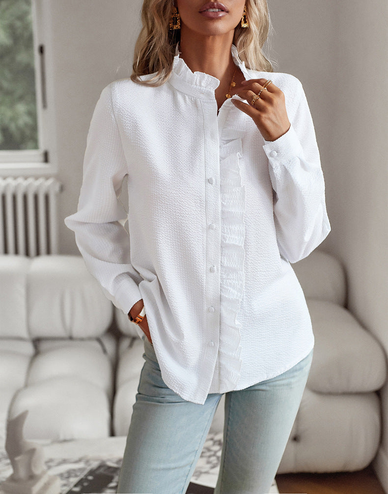 Elegante Bluse mit gestreiften Muster für Damen