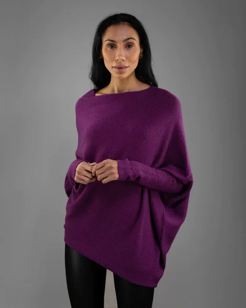 Modischer Strickpullover mit vielseitigem Design für Damen