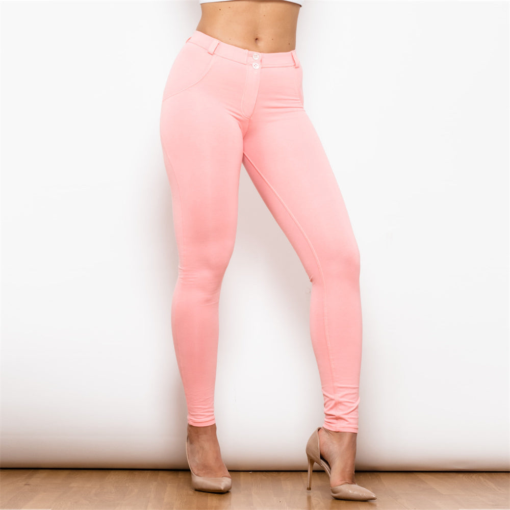 Weiche & Dehnbare Pinke Leggings für Damen | Remi