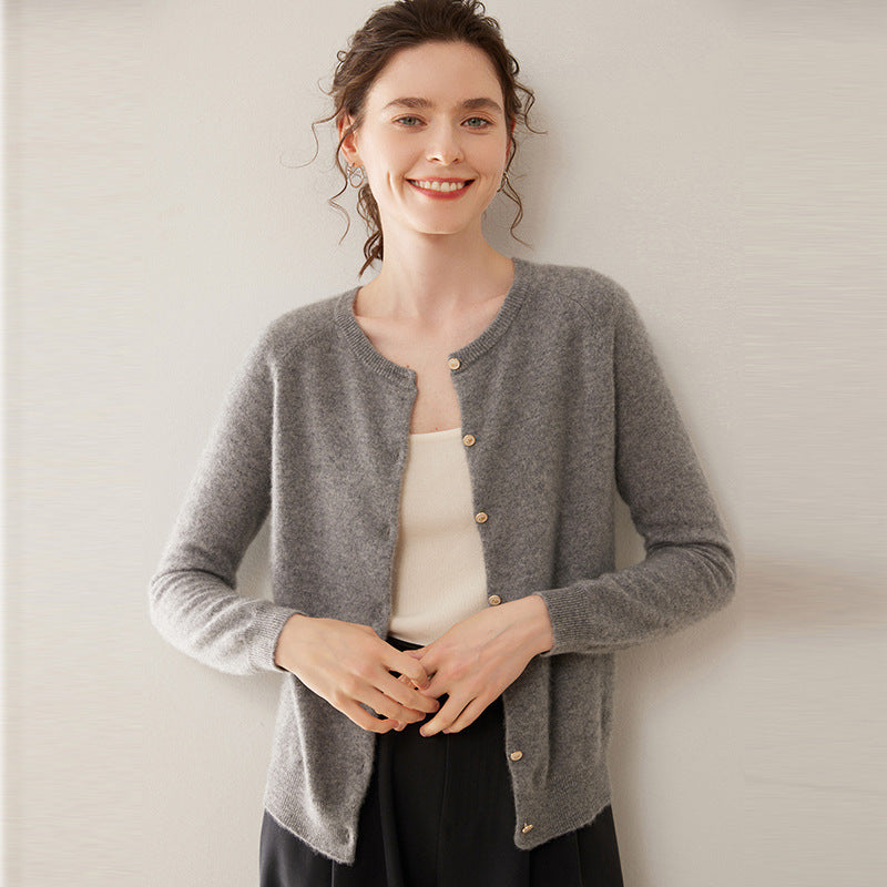 Eleganter Kaschmir Strick-Cardigan für Damen | Kim